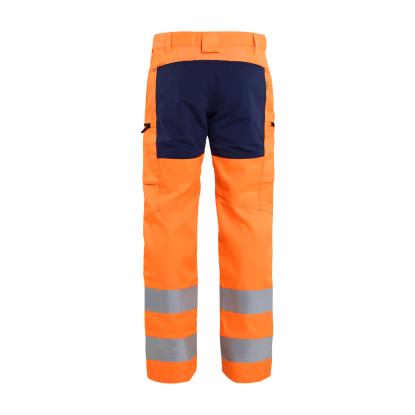 Blåkläder 1585 high vis buks med stretch, hi-vis orange/marineblå