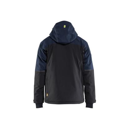 Blåkläder 4991 striker vinterjakke 4-vejs stretch, mørk marineblå/hi-vis gul