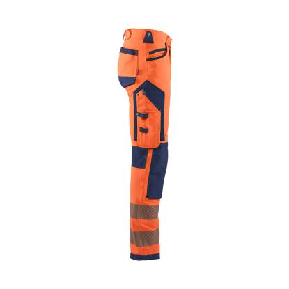 Blåkläder 1197 high vis buks 4-vejs stretch, hi-vis orange/marineblå