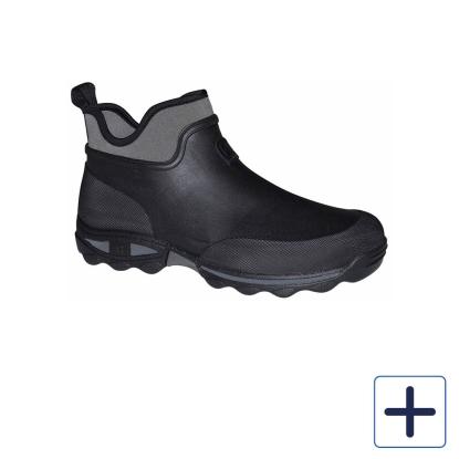 Rouchette ankelstøvle, gummi/neopren, sort