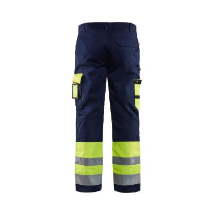 Blåkläder 1584 high vis buks, hi-vis gul/marineblå
