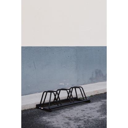 Varax cykelstativ med 3 pladser, sort