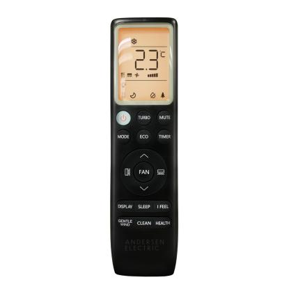 AE Mat Pro 12 luft-til-luft varmepumpe med Wi-Fi, 4,9 kW, mat sort, 77 m²