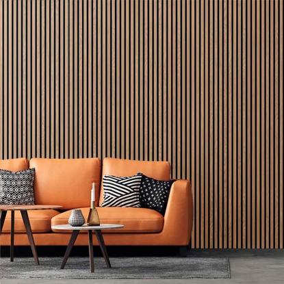 FibroTech PREMIUM akustikpanel, 605 x 2440 mm, oiled oak