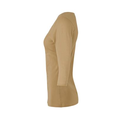 ID 0597 Stretch T-shirt med korte ærmer, dame, sand