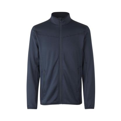 ID 0840 cardigan med stretch, komfort, navy