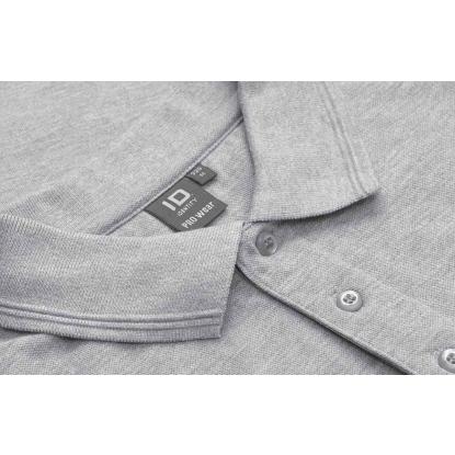ID PRO Wear 0320 poloshirt med lomme, grå melange