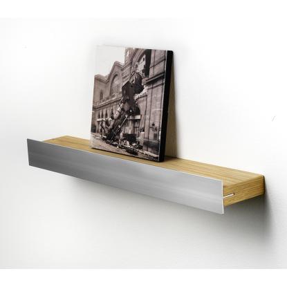 Hoigaard GH-38 gallerihylde, L38 cm, sæbebehandlet eg og alu