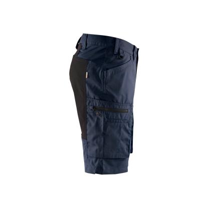 Blåkläder 1449 service shorts med stretch, mørk marineblå/sort