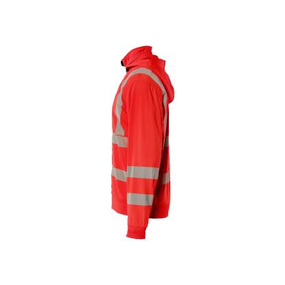 Blåkläder 3573 high vis sweatshirt med aftagelig hætte, hi-vis rød