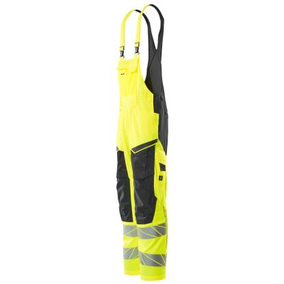 MASCOT ACCELERATE SAFE overall med knælommer, hi-vis gul/sort