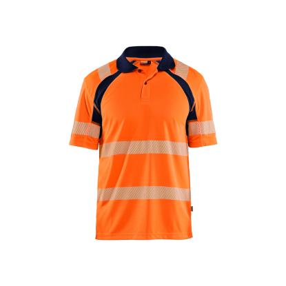 Blåkläder 3595 high vis poloshirt, hi-vis orange/marineblå