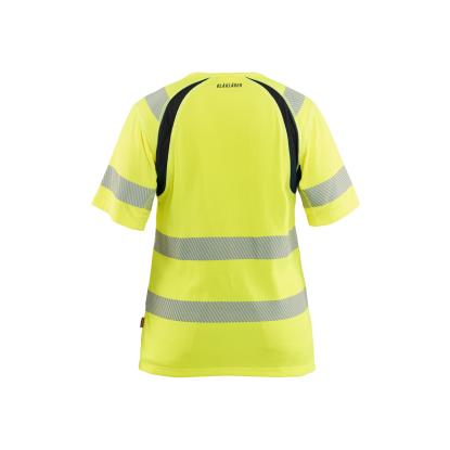 Blåkläder 3503 dame high vis t-shirt, hi-vis gul/sort