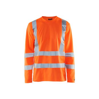 Blåkläder 3381 high vis UV t-shirt lang ærme, hi-vis orange