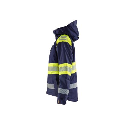 Blåkläder 4470 dame high vis vinterjakke, marineblå/hi-vis gul