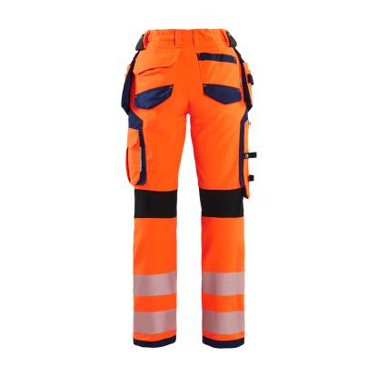 Blåkläder 7197 dame high vis buks 4-vejs stretch, hi-vis orange/marineblå