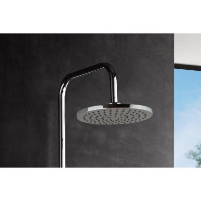 Nortiq brusesystem med termostat og 22 cm brusehoved, krom