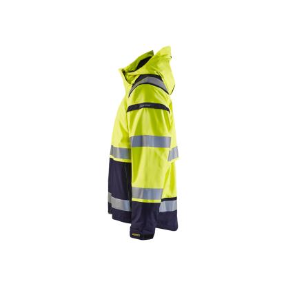 Blåkläder 4987 high vis skaljakke, hi-vis gul/marineblå