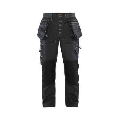 Blåkläder 1999 håndværker buks stretch x1900, marineblå/sort