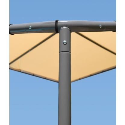 ShelterLogic Canopy Pacifica pavillon, polyester, beige, 271 x 317 x 317 cm