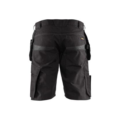 Blåkläder 1494 serviceshorts med værktøjslommer, sort/mørk grå