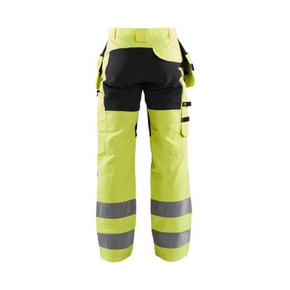 Blåkläder 1552 high vis buks med stretch, hi-vis gul/sort