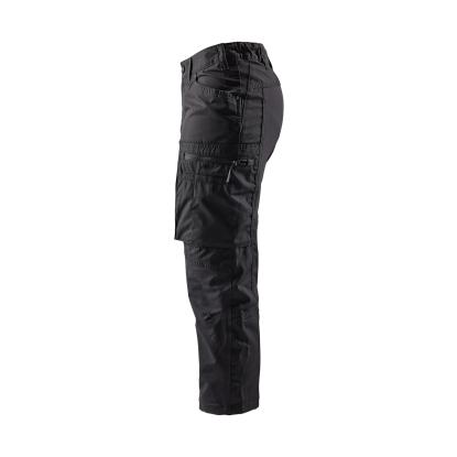 Blåkläder 7129 dame service knickers med stretch, sort