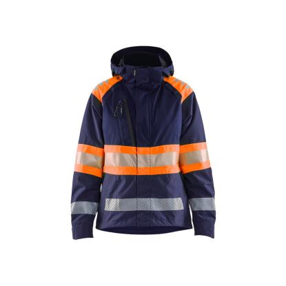 Blåkläder 4430 dame high vis skaljakke, marineblå/hi-vis orange
