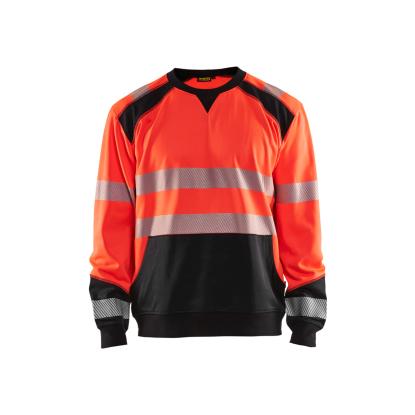 Blåkläder 3541 high vis sweatshirt, hi-vis rød/sort