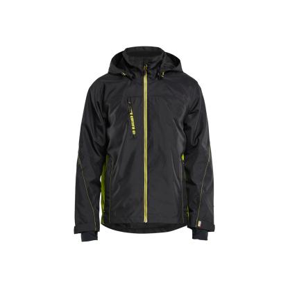 Blåkläder 4790 skaljakke, sort/hi-vis gul