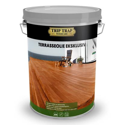 Trip Trap terrasseolie eksklusiv, sort - 5 liter