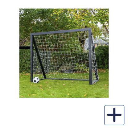 Homegoal Pro fodboldmål, træ, sort