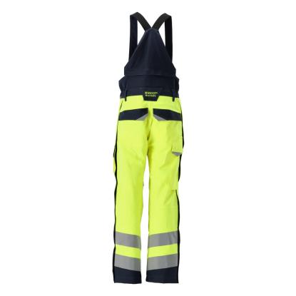 MASCOT MULTISAFE Renens vinterbukser, hi-vis gul/mørk marine