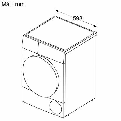 Siemens iQ300 kondenstørretumbler med varmepumpe WT43HV0EDN - 8 kg