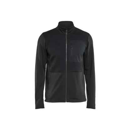Blåkläder 3548 sweatshirt full zip, sort