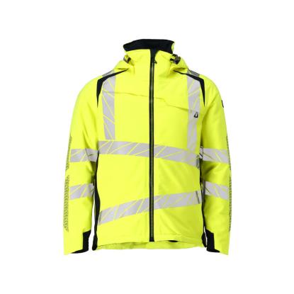 MASCOT ACCELERATE SAFE vinterjakke, hi-vis gul/mørk marine