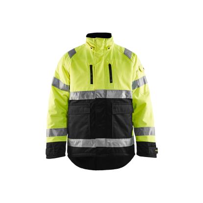 Blåkläder 4828 high vis vinterjakke bævernylon, hi-vis gul/sort