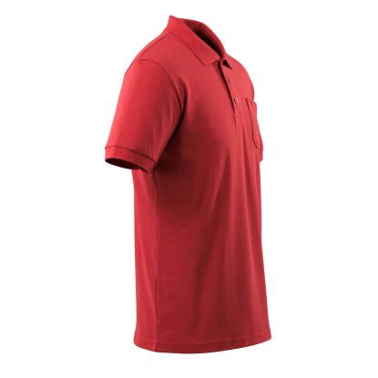 MASCOT CROSSOVER Orgon poloshirt med brystlomme, rød