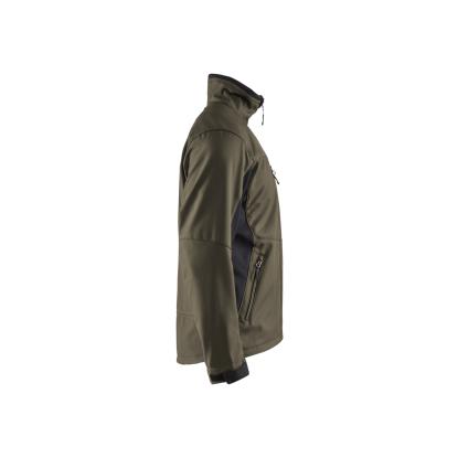 Blåkläder 4950 softshell jakke, olivengrøn/sort