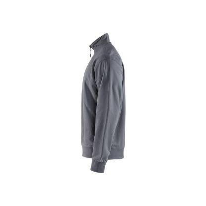 Blåkläder 3369 sweatshirt half zip, grå
