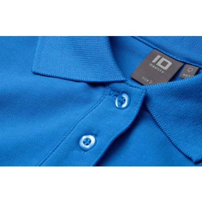 ID 0527 poloshirt med stretch, dame, azur