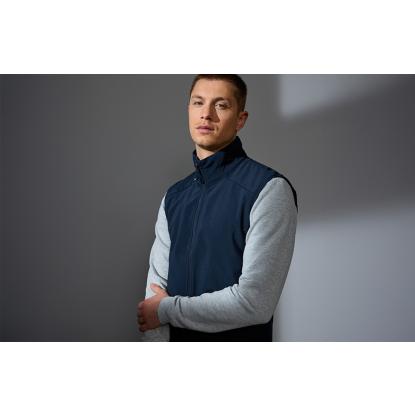 ID 0824 softshell vest, funktionel, navy