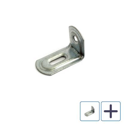Habo møbelvinkel 501, elgalvaniseret, 25 x 41 mm