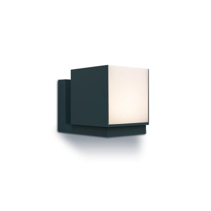 LUTEC CUBA udendørs LED væglampe, 3000K, IP54, sort