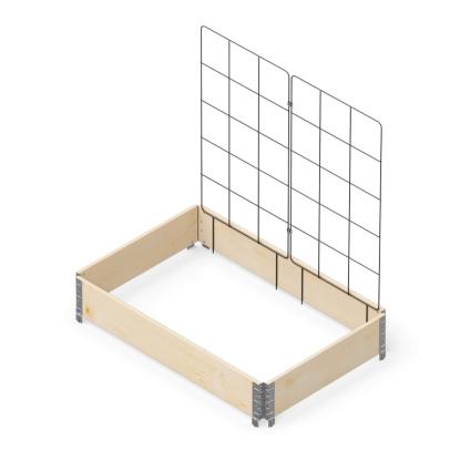 Upyard espalier med 2 moduler, 117 x 55 cm, sort