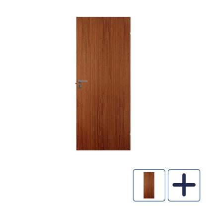 Swedoor Clever-line Easy Nature GW dør, glat, 40 mm, mahognifiner - 204 cm høj