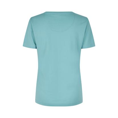 ID 0529 T-shirt, lyocell, dame, støvet aqua