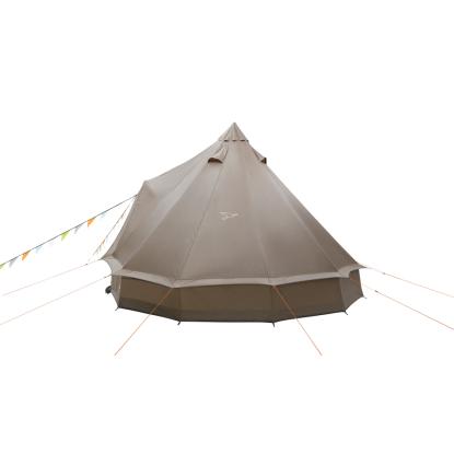 easy camp Vaulen Tipi til 7 personer, mørk sandfarve