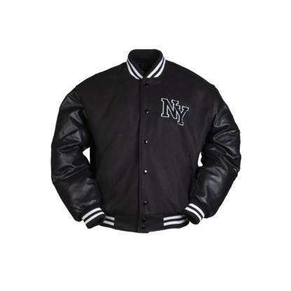 Mil-Tec NY baseballjakke, sort