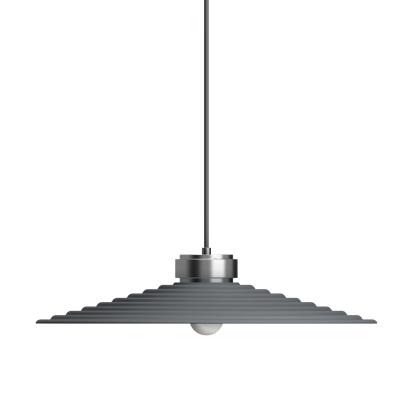 Herstal Sound L pendel, Ø60 cm, E27, dæmpbar, grafitgrå